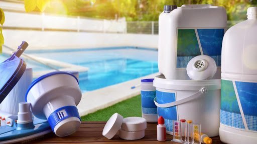 produtos químicos piscina
